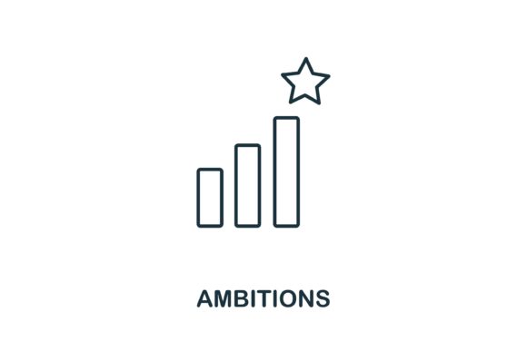 Ambitions Icon: Integrating Line Style Symbols into Productivity Workflows