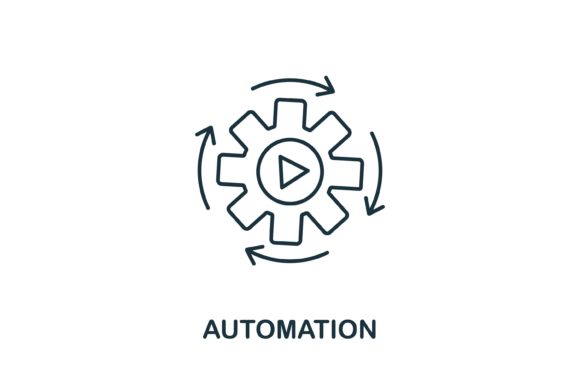 Automation Icon: Enhancing Digital Design with Productivity Symbols