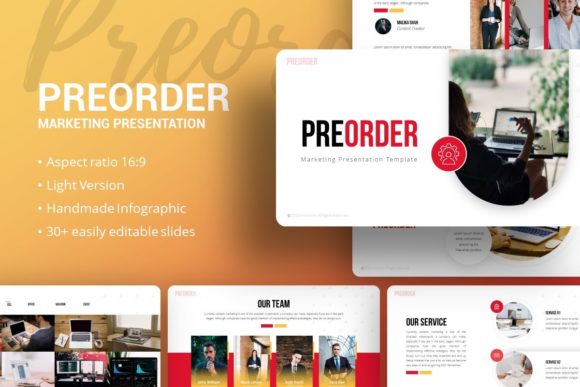 Evaluating Presentation Template - Preorder for Business and Creative Pitch Decks