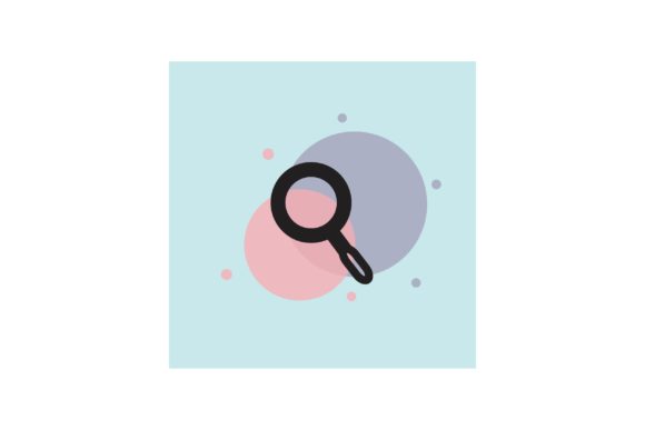 Flat Icon Education Magnifying Glass Design Guide