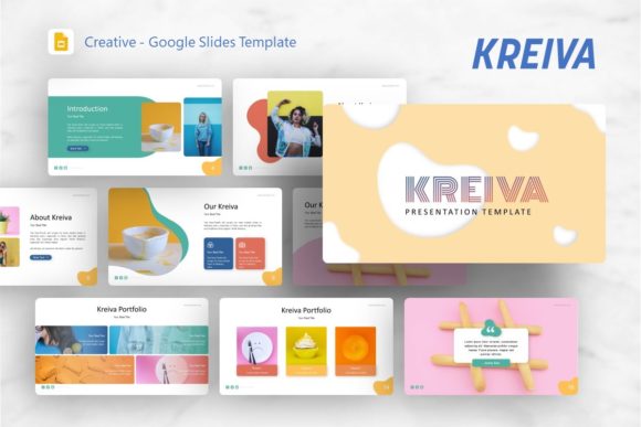 Google Slides Template - Kreiva: A Creative Asset