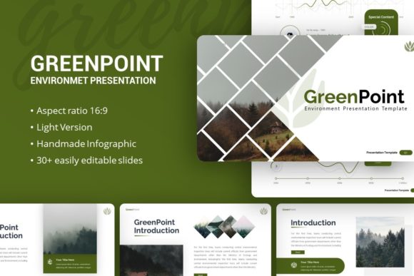 Mastering Visual Communication with the GreenPoint Presentation Template