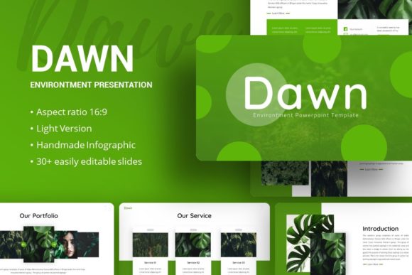 Presentation Template Dawn: A Versatile Design Asset