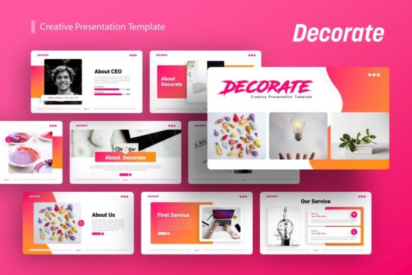 Presentation Template - Decorate: A Versatile Design Asset for Modern Storytelling