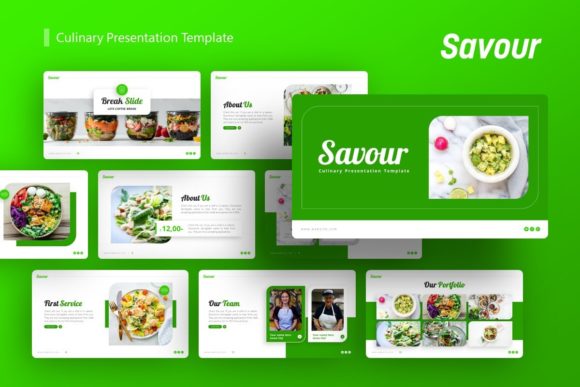 Presentation Template - Savour: A Strategic Asset for Visual Communication