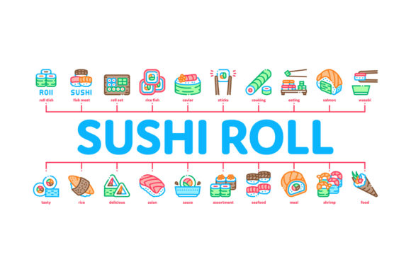The Strategic Value of Sushi Roll Asian Dish Minimal in Modern Visual Communication